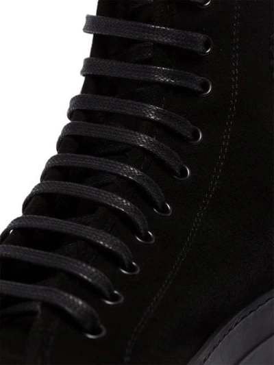 Shop Common Projects Tournament High-top Sneakers In Black