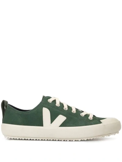 Shop Veja Nova Suede Sneaker In Green