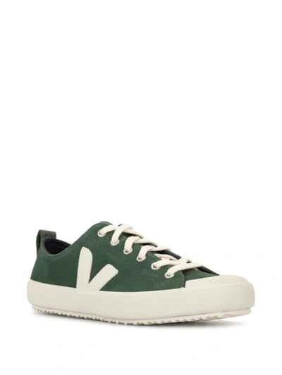 Shop Veja Nova Suede Sneaker In Green