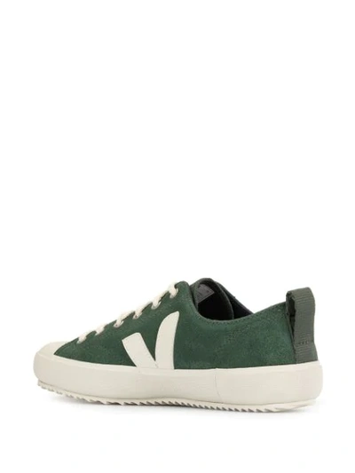 Shop Veja Nova Suede Sneaker In Green