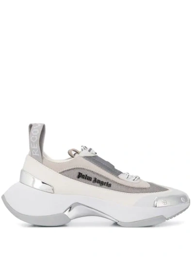 Shop Palm Angels Recovery Sneakers In White