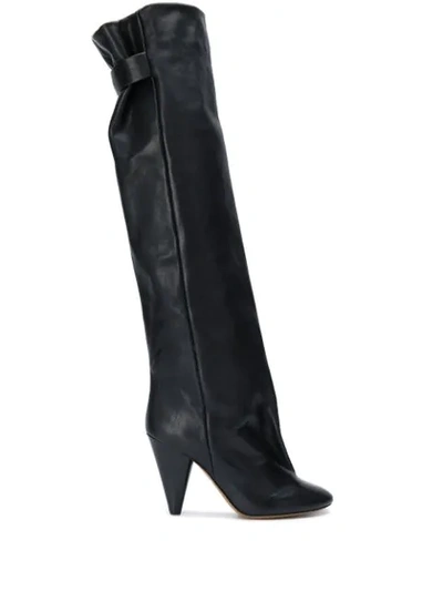 Shop Isabel Marant Lacine Boots In Black
