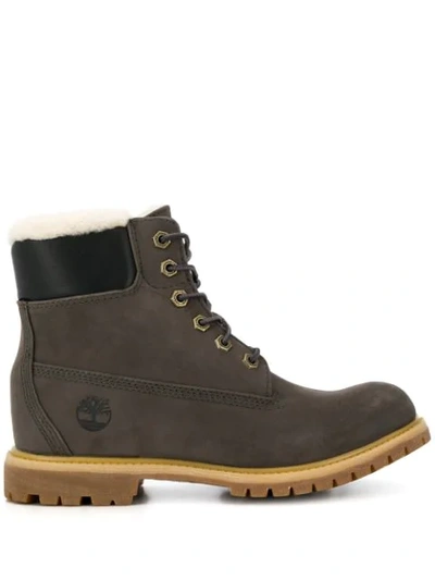 Timberland Lace-up Ankle Boots In Grey