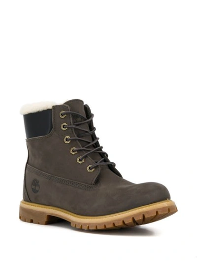 Timberland Lace-up Ankle Boots In Grey