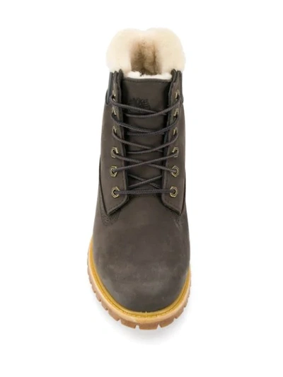 Timberland Lace-up Ankle Boots In Grey