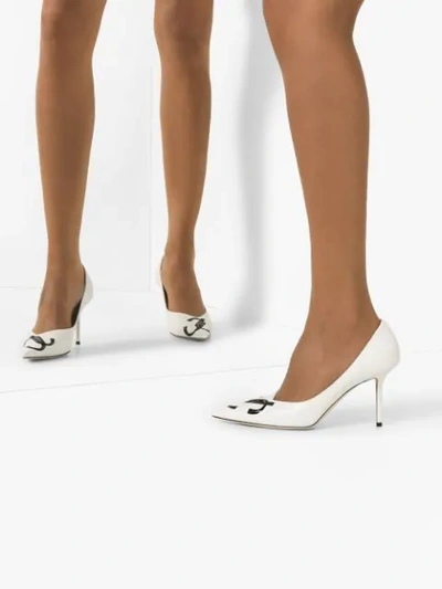 Shop Jimmy Choo Love 85 Pumps In White