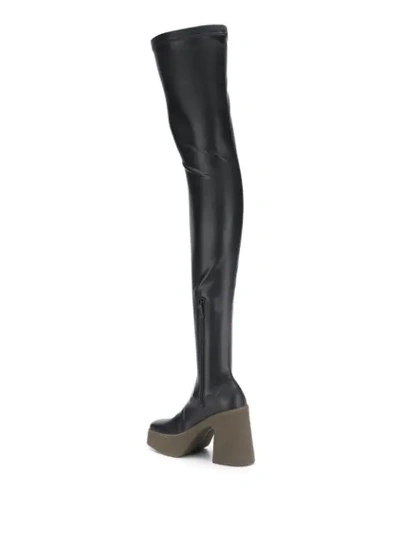 Shop Stella Mccartney 115mm Over-the-knee Boots In Black