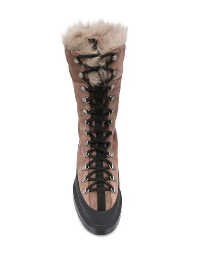 Shop Stuart Weitzman Jessie Winter Boots In Brown