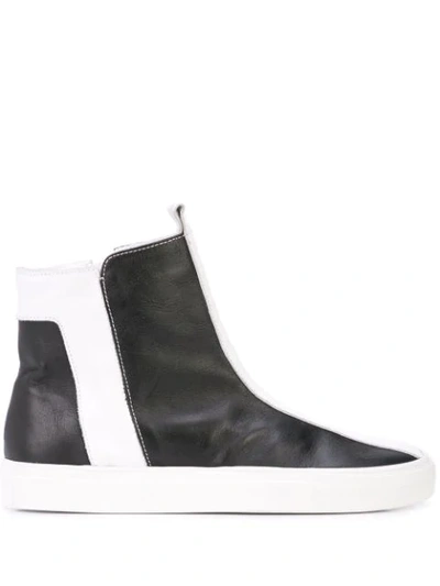 Shop Alberto Fermani Side Zipped Boots In Black