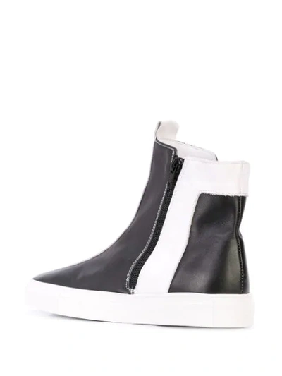 Shop Alberto Fermani Side Zipped Boots In Black