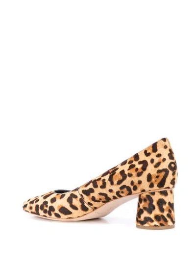 Shop Loeffler Randall Ina Leopard Loafers In Brown