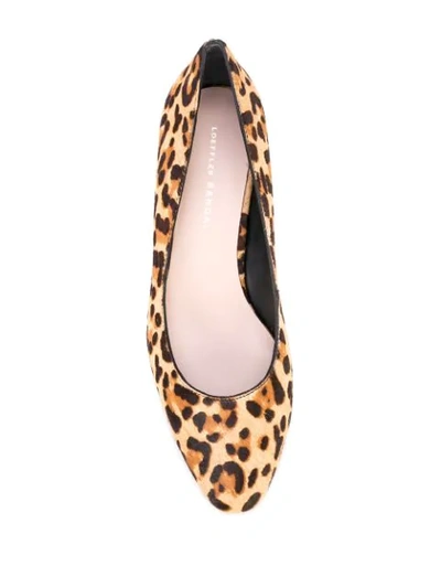 Shop Loeffler Randall Ina Leopard Loafers In Brown