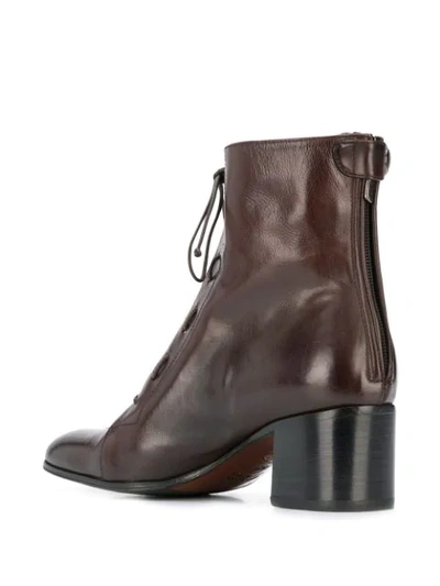 Shop Alberto Fasciani Lace-up Ankle Boots In Brown