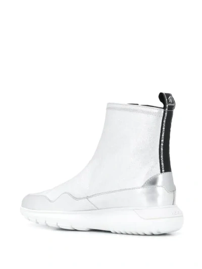 Hogan Interactive³ - Ankle Boots In Silver