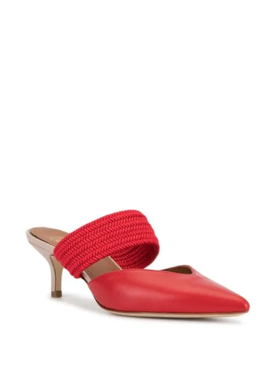 Shop Malone Souliers Maisie Pointed Mules In Reds