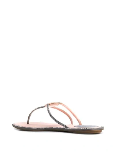 Shop René Caovilla Spilla Embellished Sandals In Silver