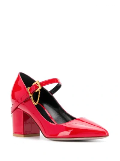 Shop Valentino Mary Jane Pumps In Red