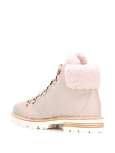 Shop Agl Attilio Giusti Leombruni Ankle Lace-up Boots In Pink