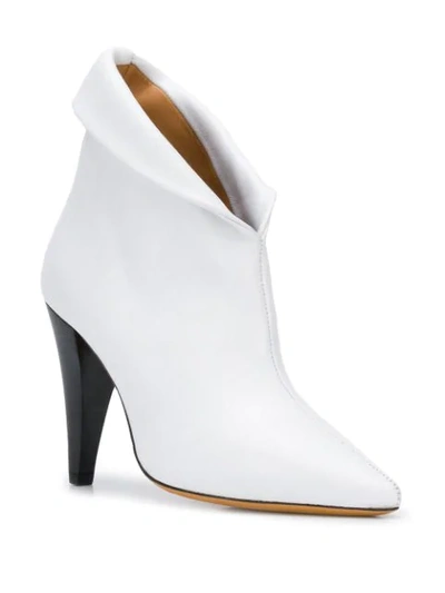 Shop Iro Pointed Ankle Boots In White