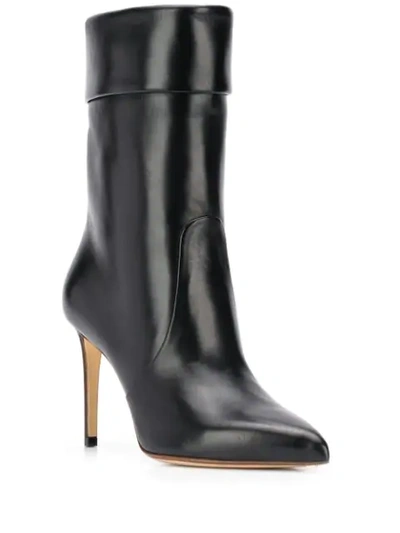 Shop Francesco Russo Stiletto Ankle Boots In Black