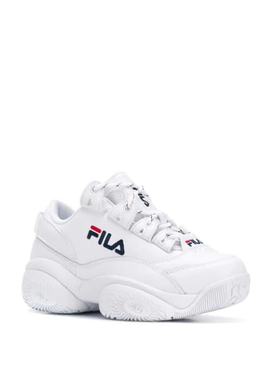 Fila Concours Low Sneakers In 125 White/ Navy/ Red | ModeSens