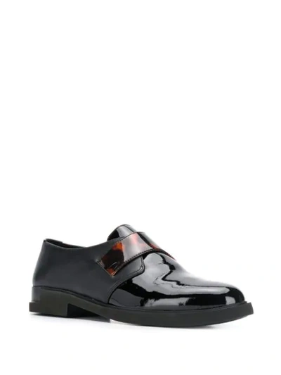 Camper Slip On Loafers In Black