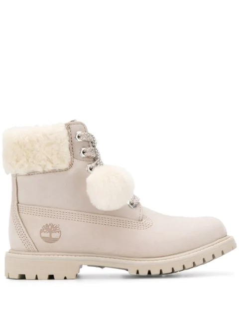 grey timberland ankle boots