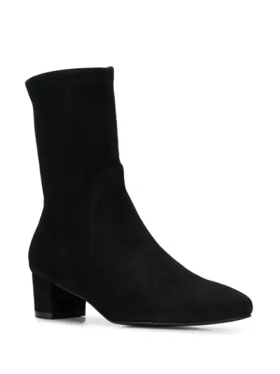 Shop Stuart Weitzman Ernestine Ankle Boots In Black