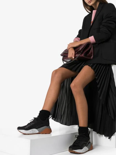 Shop Stella Mccartney Eclypse Low-top Sneakers In Black