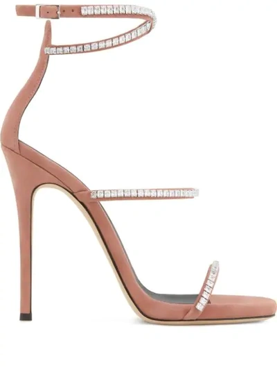 Shop Giuseppe Zanotti Kanda Sandals In Neutrals