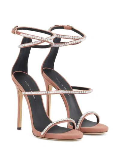 Shop Giuseppe Zanotti Kanda Sandals In Neutrals