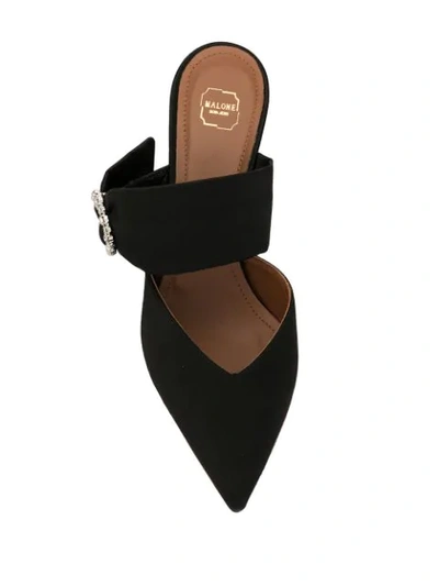Shop Malone Souliers Maite Crystal Mules In Black