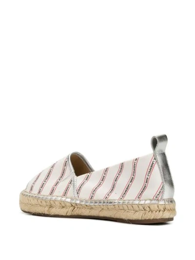 Shop Karl Lagerfeld 'kamini' Espadrilles In White