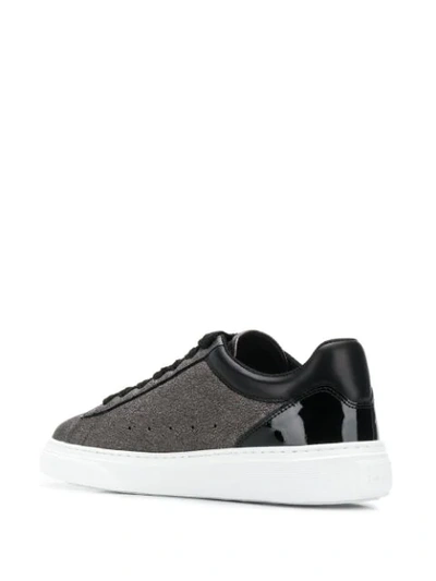 Shop Hogan H365 Logo Sneakers In Grey