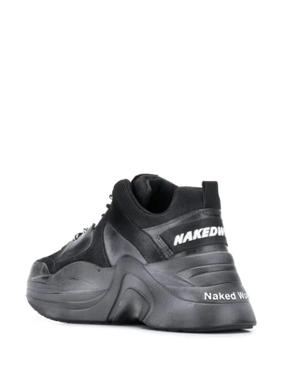 Shop Naked Wolfe Track Low-top Sneakers In Black