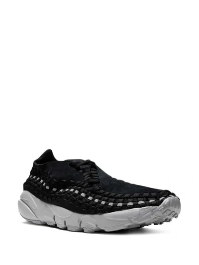 Shop Nike Air Footscape Woven Sneakers In Black