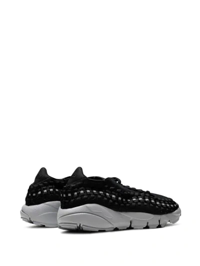 Shop Nike Air Footscape Woven Sneakers In Black