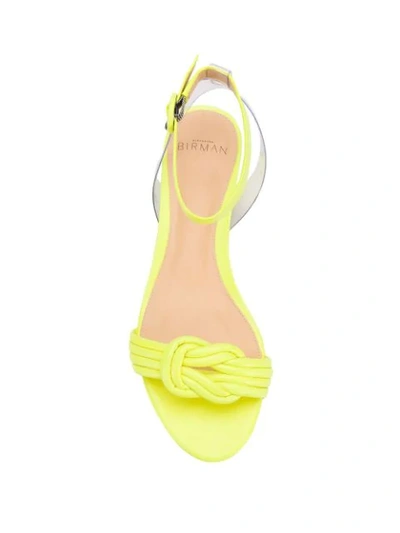 Shop Alexandre Birman Vicky Sandals - Yellow