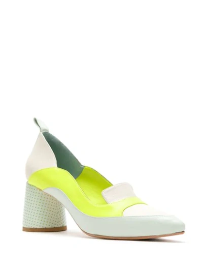 Shop Sarah Chofakian Dualy Leather Pumps In Multicolour