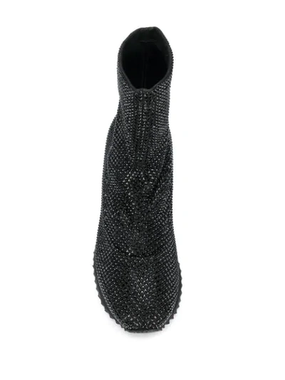 Le Silla Queen Burma Sneaker Boots In Black