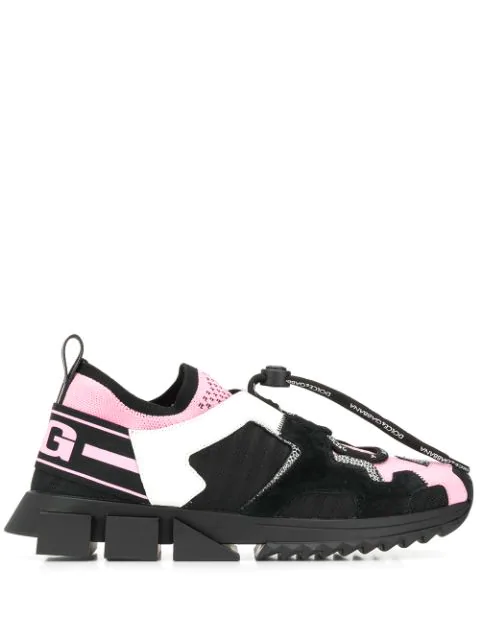 pink and black dolce and gabbana shoes