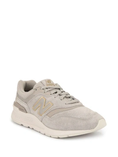 Shop New Balance Tonal Low Top Sneakers In Grey