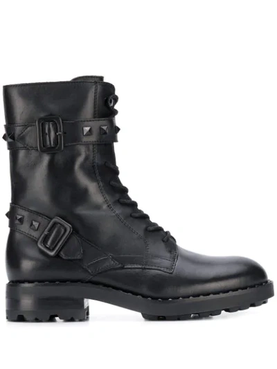 Shop Ash Witch Bis Stud-embellished Boots In Black