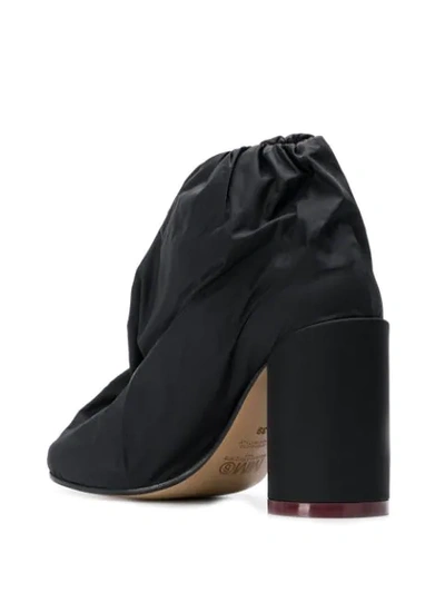 Shop Mm6 Maison Margiela Cuff Boots - Black