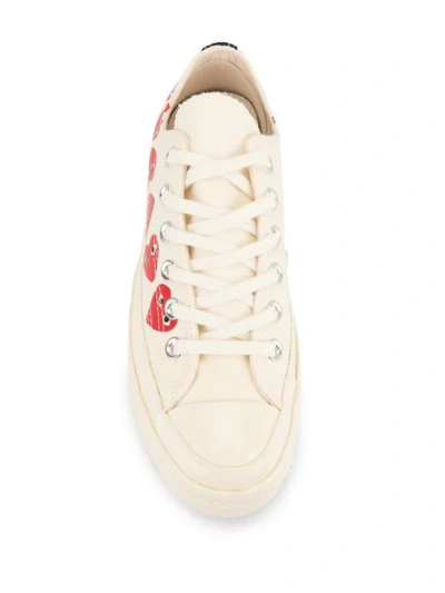 Shop Comme Des Garçons X Converse Chuck Taylor Sneakers In White