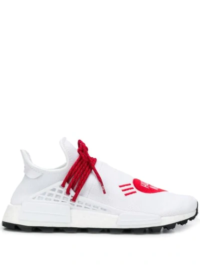 Shop Adidas Originals By Pharrell Williams Human Made Sneakers In White