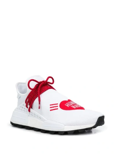 Shop Adidas Originals By Pharrell Williams Human Made Sneakers In White