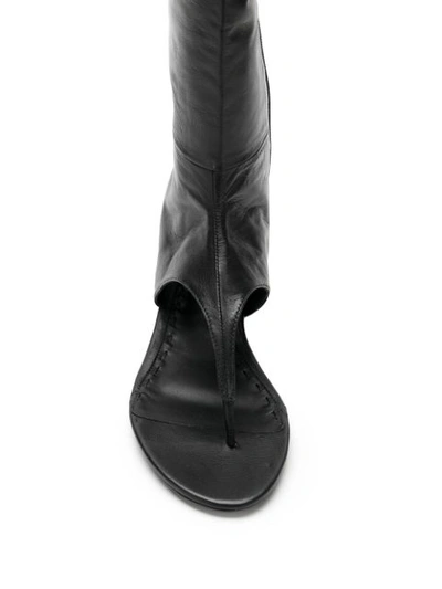 Shop Andrea Bogosian Peônica Leather Boots In Black