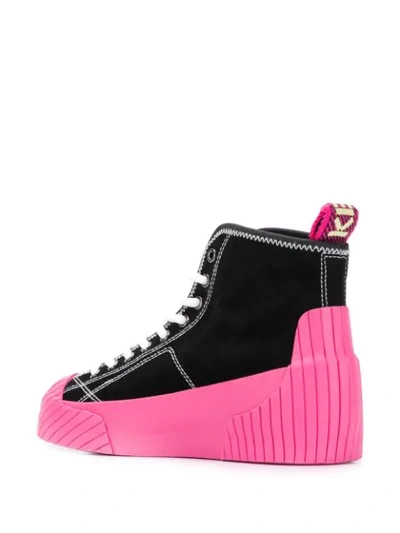 Shop Kenzo Volkano High In Pink Black