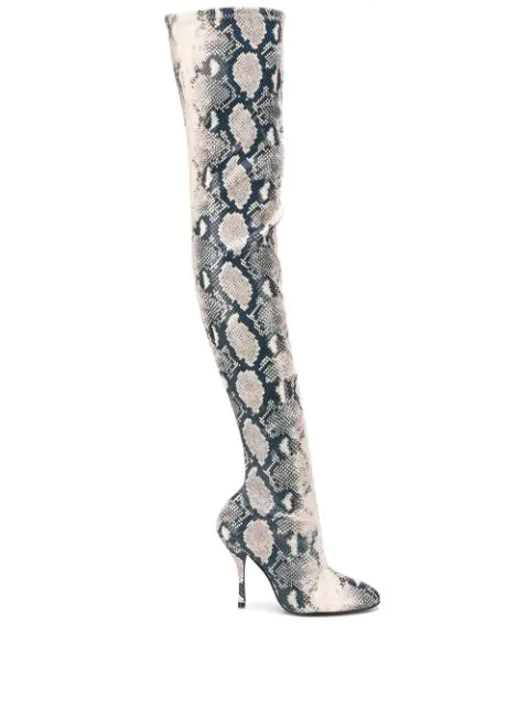 stuart weitzman snake boots